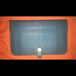 Vintage Hermès Dogon Duo Combined Wallet